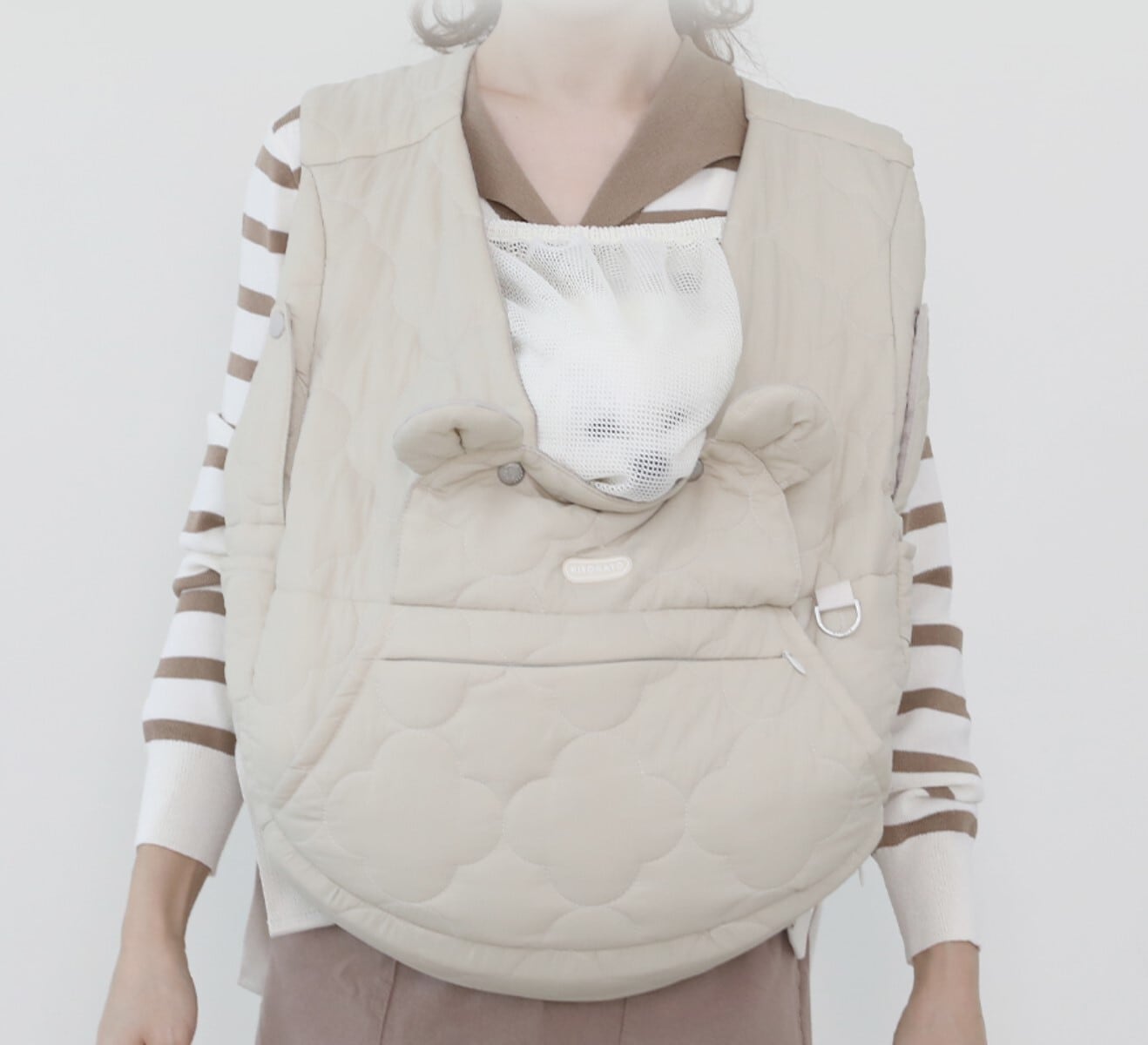 ritogatoVoddly Cozy Front Bag Khaki 抱っこ紐 予約【ritogato】Voddly Cozy Front Bag Ver.3 (Khaki/2size展開