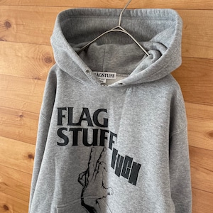 【FLAGSTUFF】BLACKFLAG スウェット フーディ パーカー ブラックフラッグ M