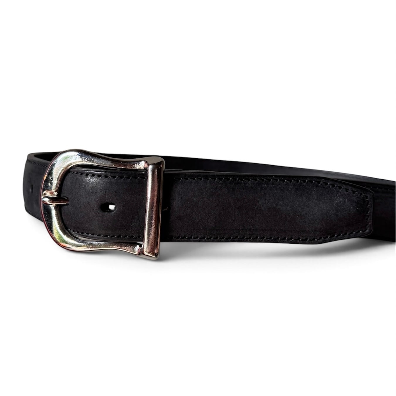 YONZY 35mm Triple-layered BELT スクラッチレザーBLK