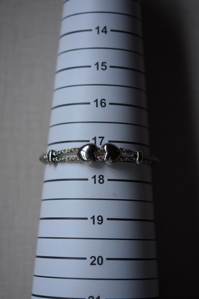 IORI／"Tiffany & Co." bracelet／Double rope Heart