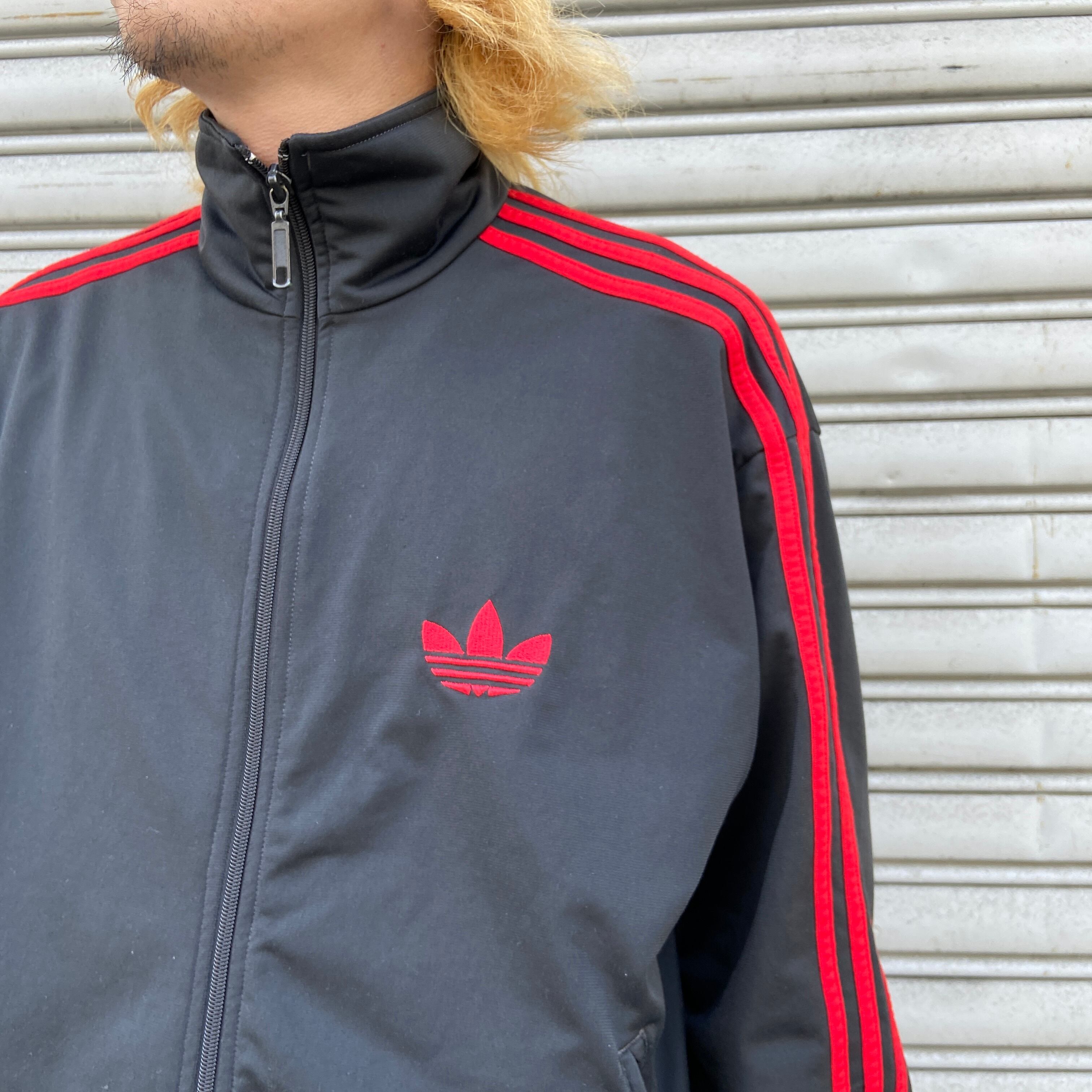 送料無料』adidas トラックジャケット トレフォイル M 三つ葉 ジャージ 