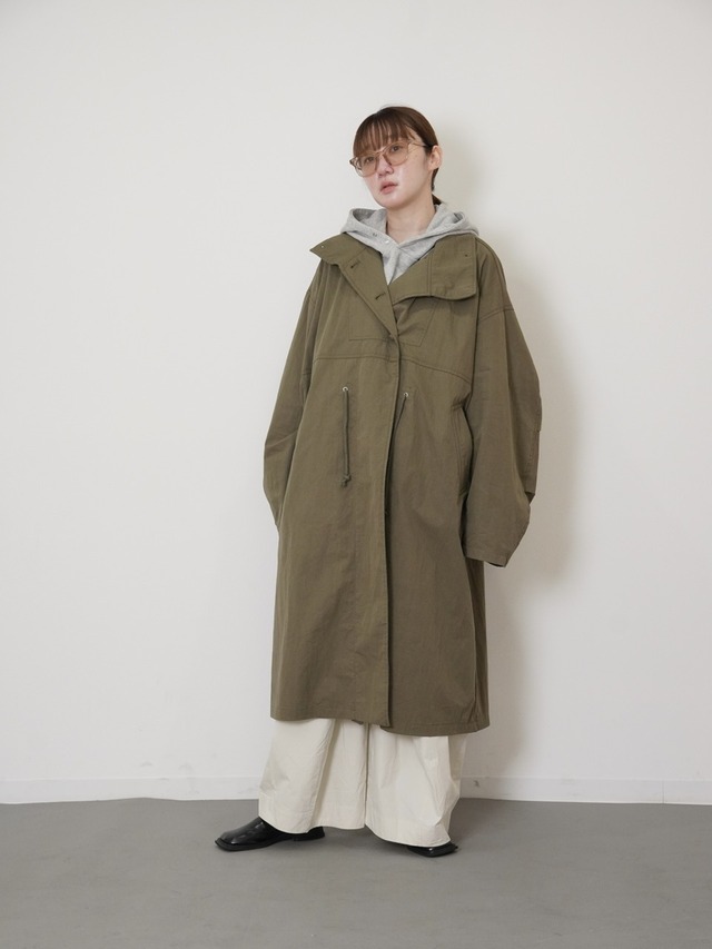【867design】Stand Neck Military Coat