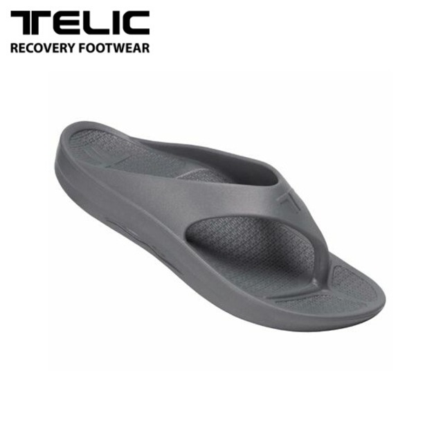 テリック メンズ サンダル リカバリーサンダル TELIC FLIP FLOP Dolphin Gray