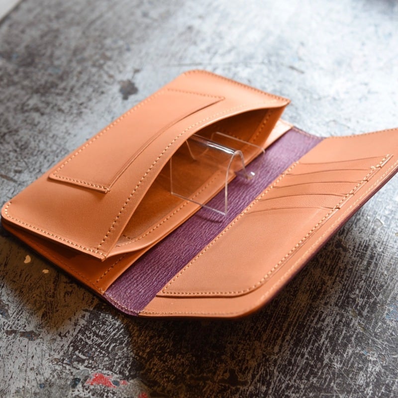 MID THIN WALLET -薄型ミドルウォレット/札入れ-VIOLA | RUMBLE