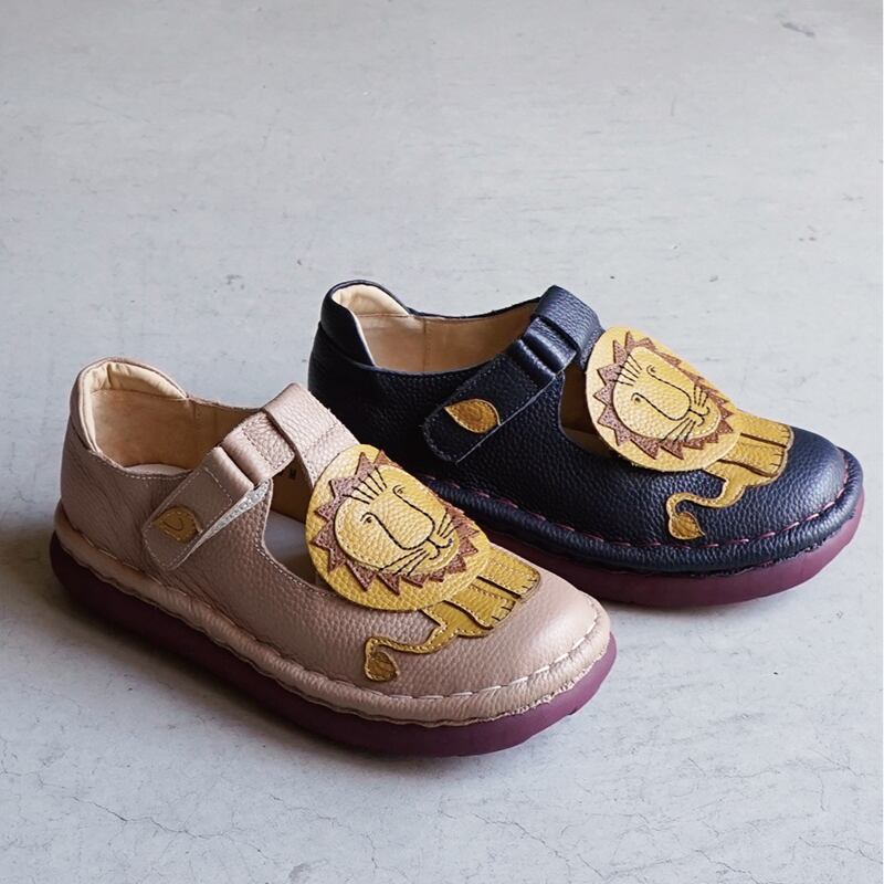 未使用 本革ストラップシューズ「エスタシオン」／秋を見つけて LL 未使用 本革ストラップシューズ「エスタシオン」／秋を見つけて LL