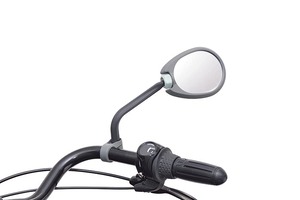 【在庫のみ】OGK技研 オージーケー技研 自転車 バックミラー BM-003 グレー/緑