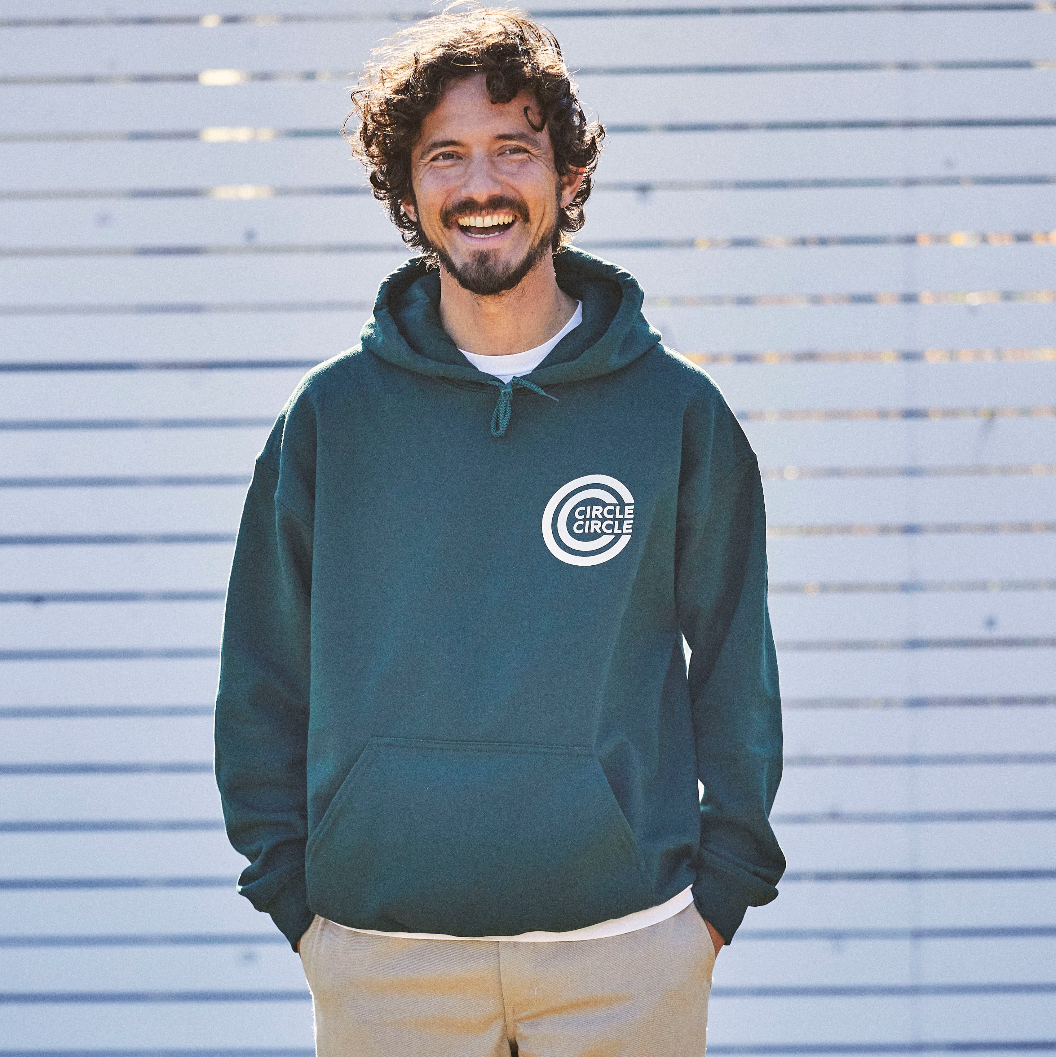 LOGO HOODIE SWEATSHIRT | CIRCLE CIRCLE powered by BASE