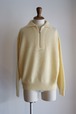 MEIAS " SUPER KID MOHAIR HALF ZIP PULL OVER( Yellow )"