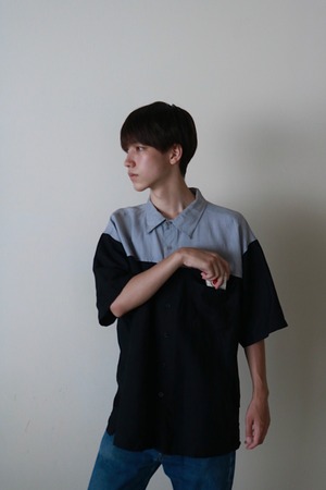 Vintage 2 tone short sleeve shirt