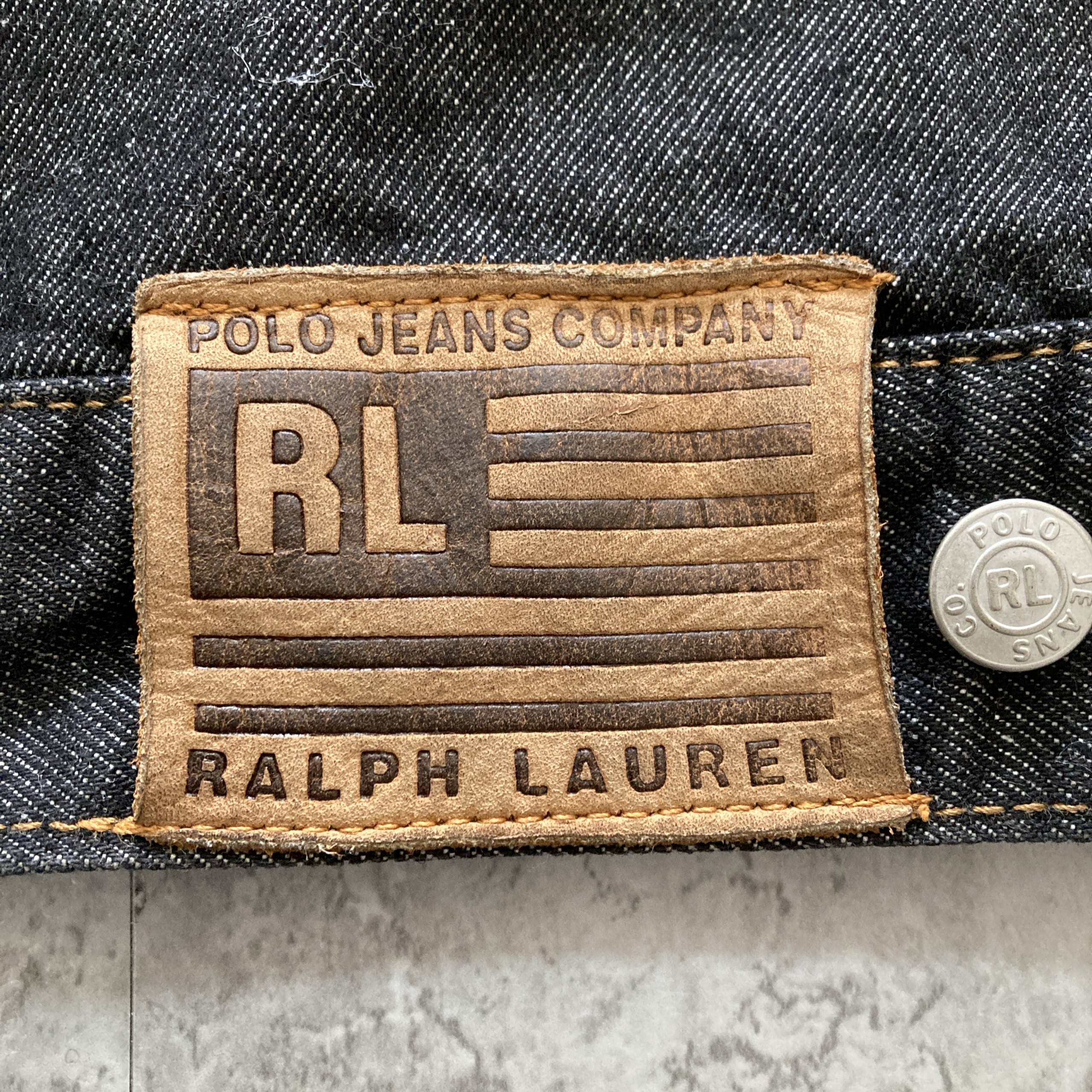 POLO JEANS ポロジーンズ 90's デニムジャケット 三角タグ XL ラルフ