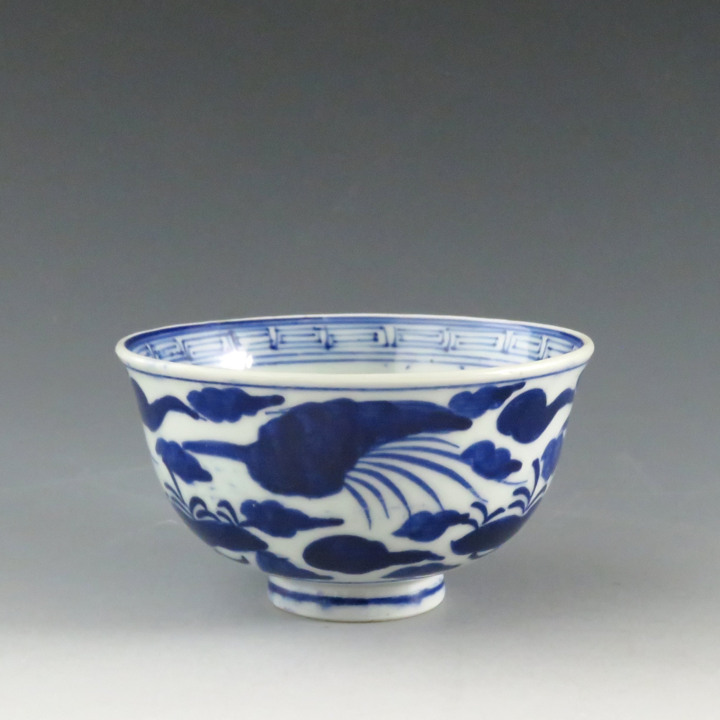 時代伊万里焼 明治(1880年頃) 見立て小服入れ子茶碗 伊万里赤絵金彩