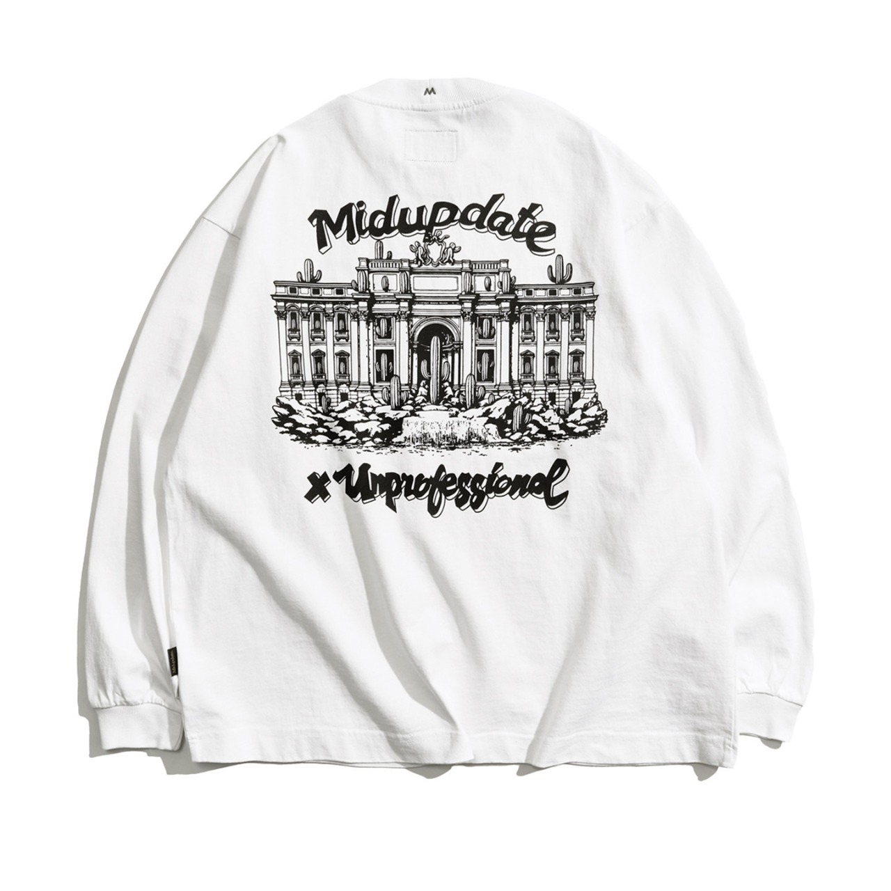 Vintage Ruined Wishing Well Graphic Long-Sleeve Tee A2048 - 12