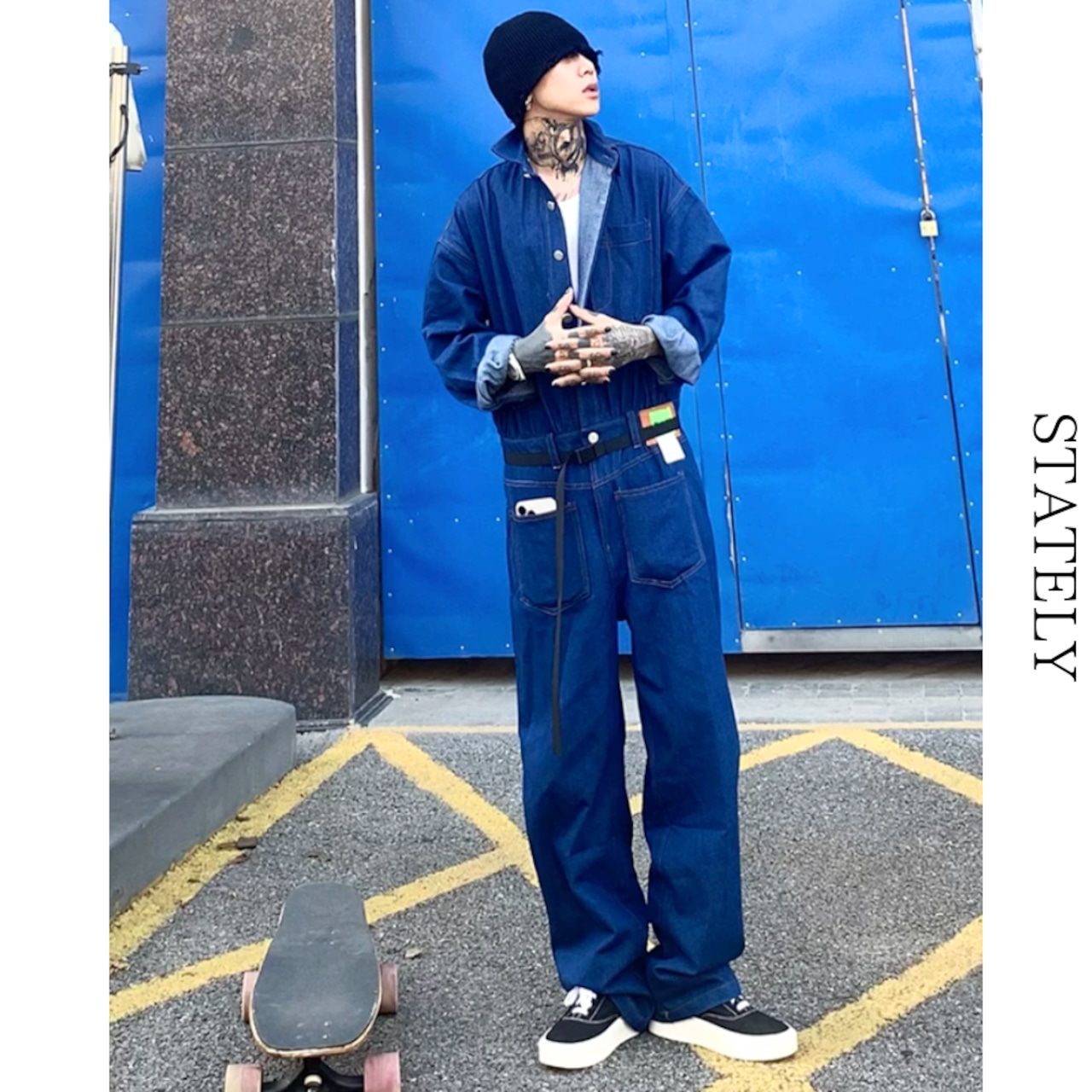 Urban Denim ジャンプスーツ/2color_ST03・画像2