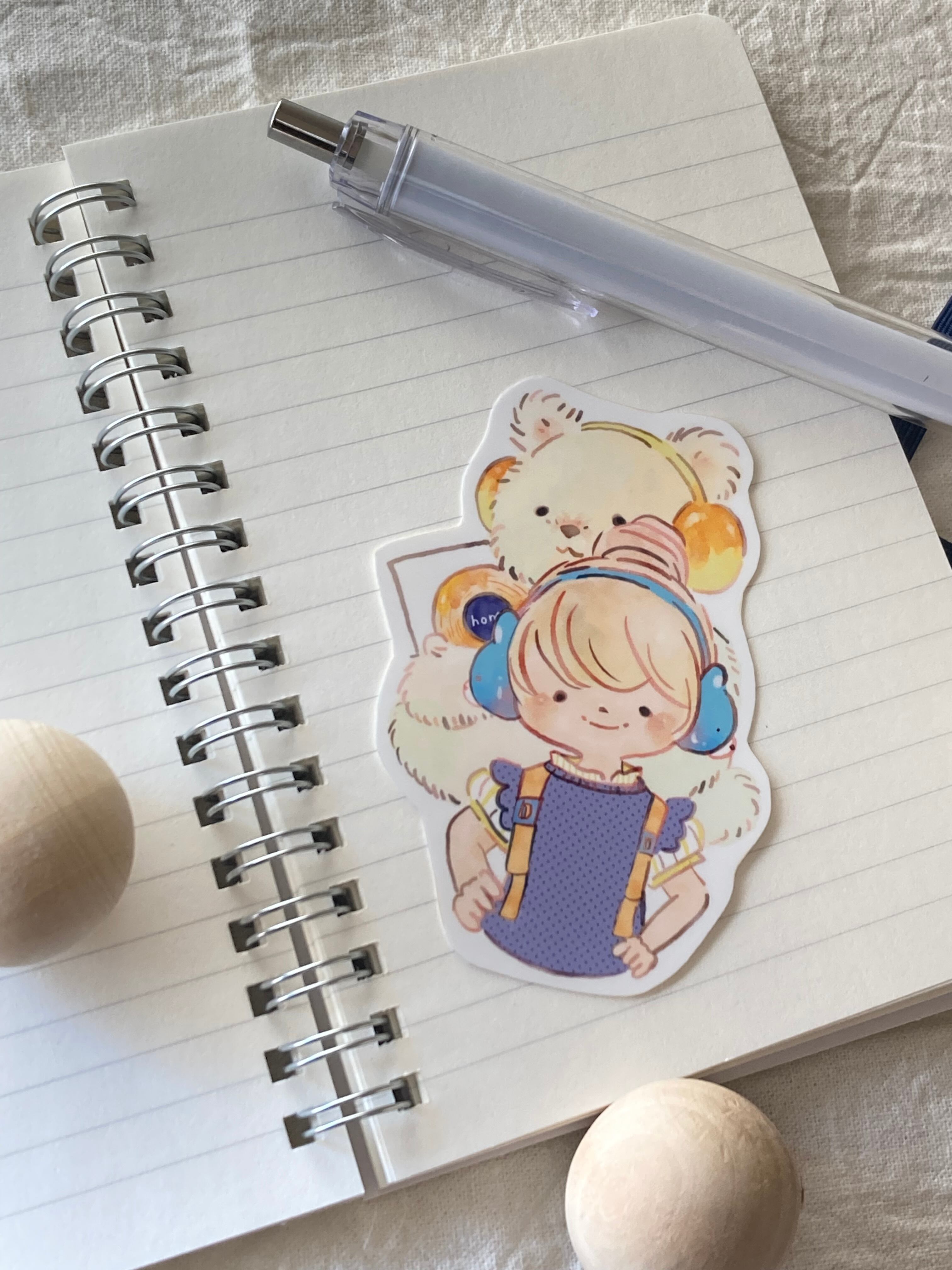 ステッカー◎2人の音楽