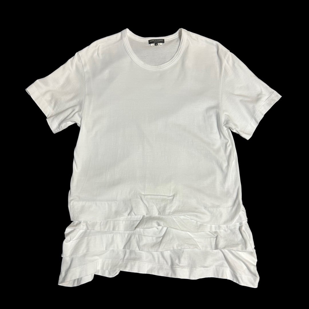COMME des GARÇONS HOMME PLUS 20SS フリルデザイン Tシャツ 日本製