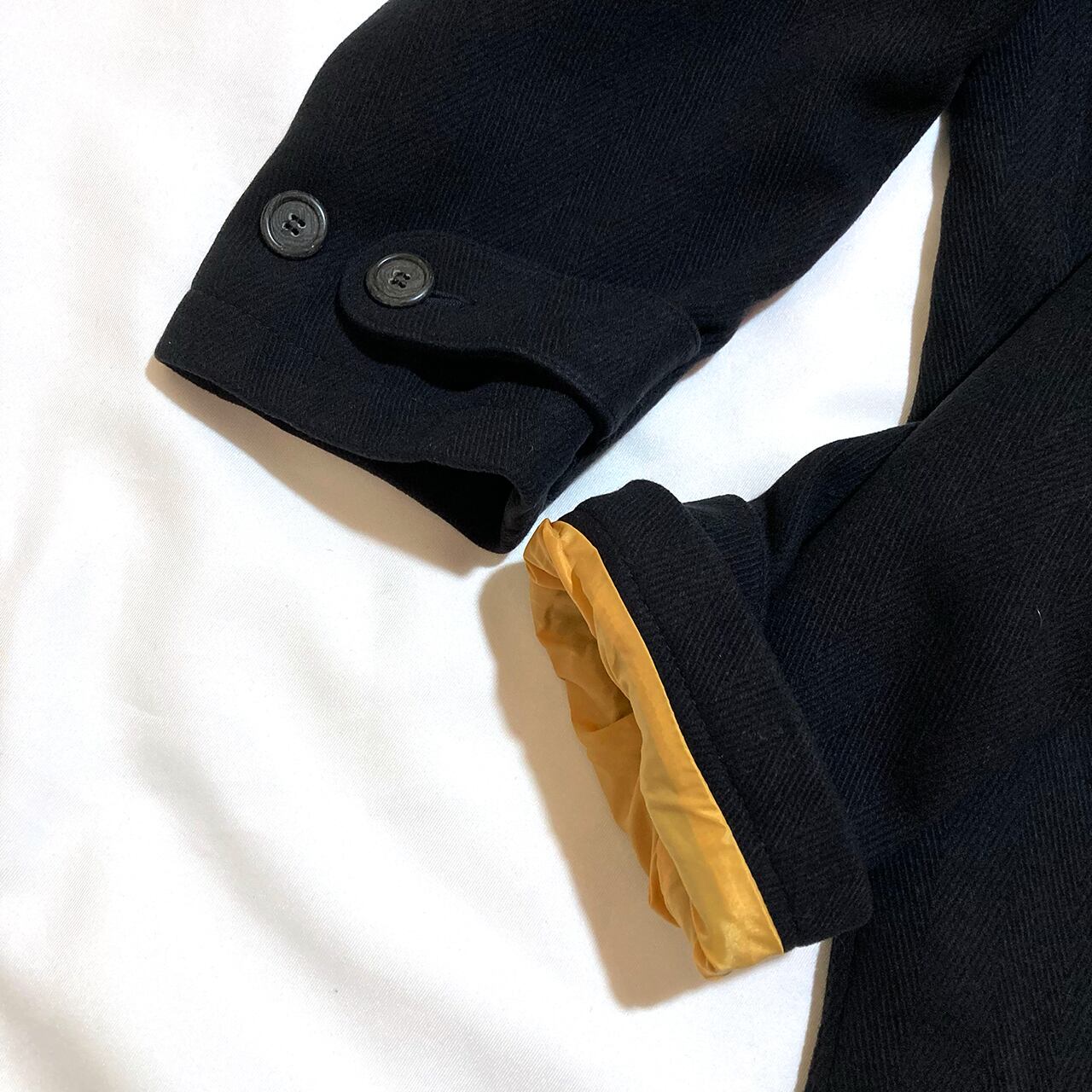 ビンテージ　アルマーニ　ピーコート　Armani Jeans Pコート 90'S ARMANI JEANS 48 P-Coat made in Italy Vintage ウールカシミヤ