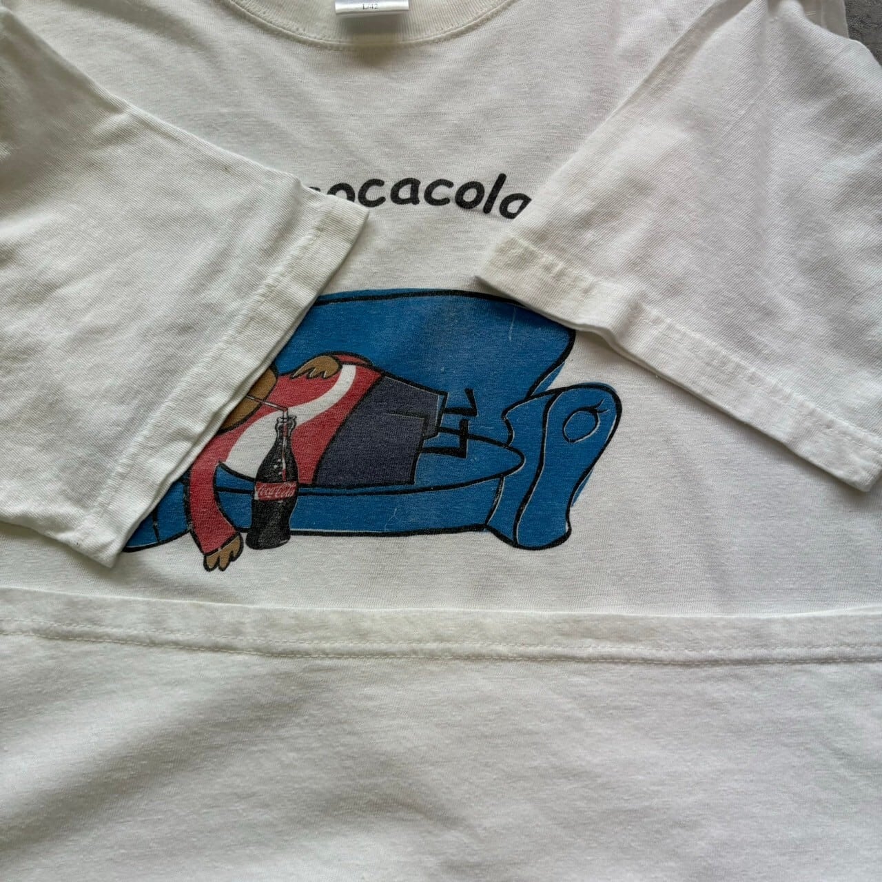 L size》BEN SHEKLAND Coca cola コカコーラ プリントTシャツ No.3305