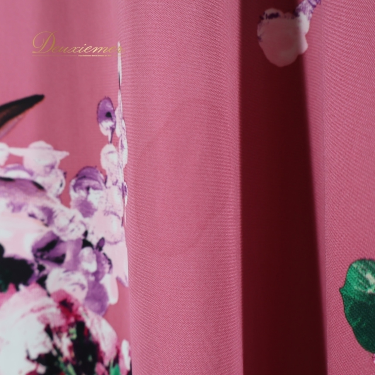 社交ダンス 衣装 スカート ピンク系 チャコットロイヤルダンス Chacott ROYAL DANCE 花柄 レッスン 練習 ストレッチ 伸縮 華やか パーティー 上品 日本製 かわいい ダンス衣装 白 緑 紫 ホワイト系 オレンジ系 グリーン系