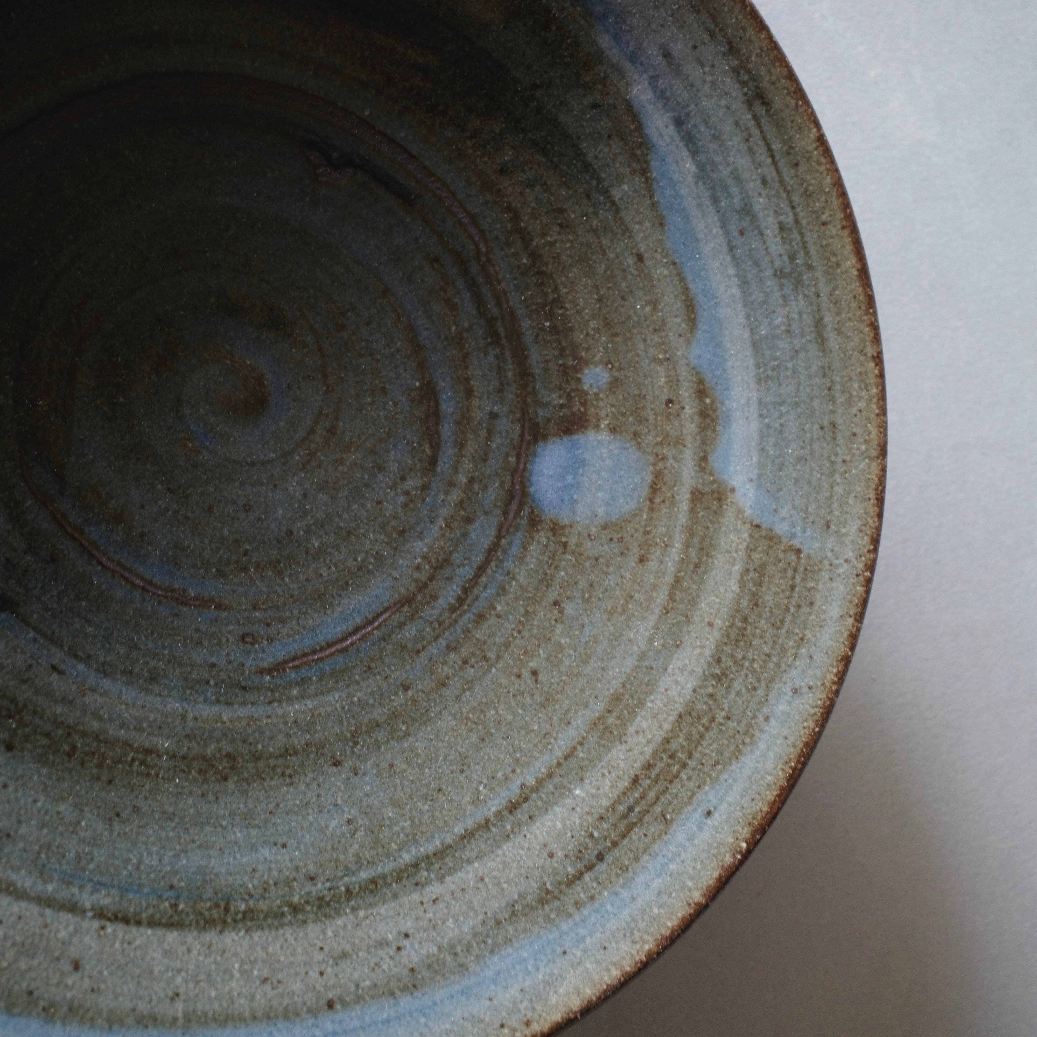 41.呉須刷毛目皿 | ceramic artist Tamako Ito 伊藤珠子の店