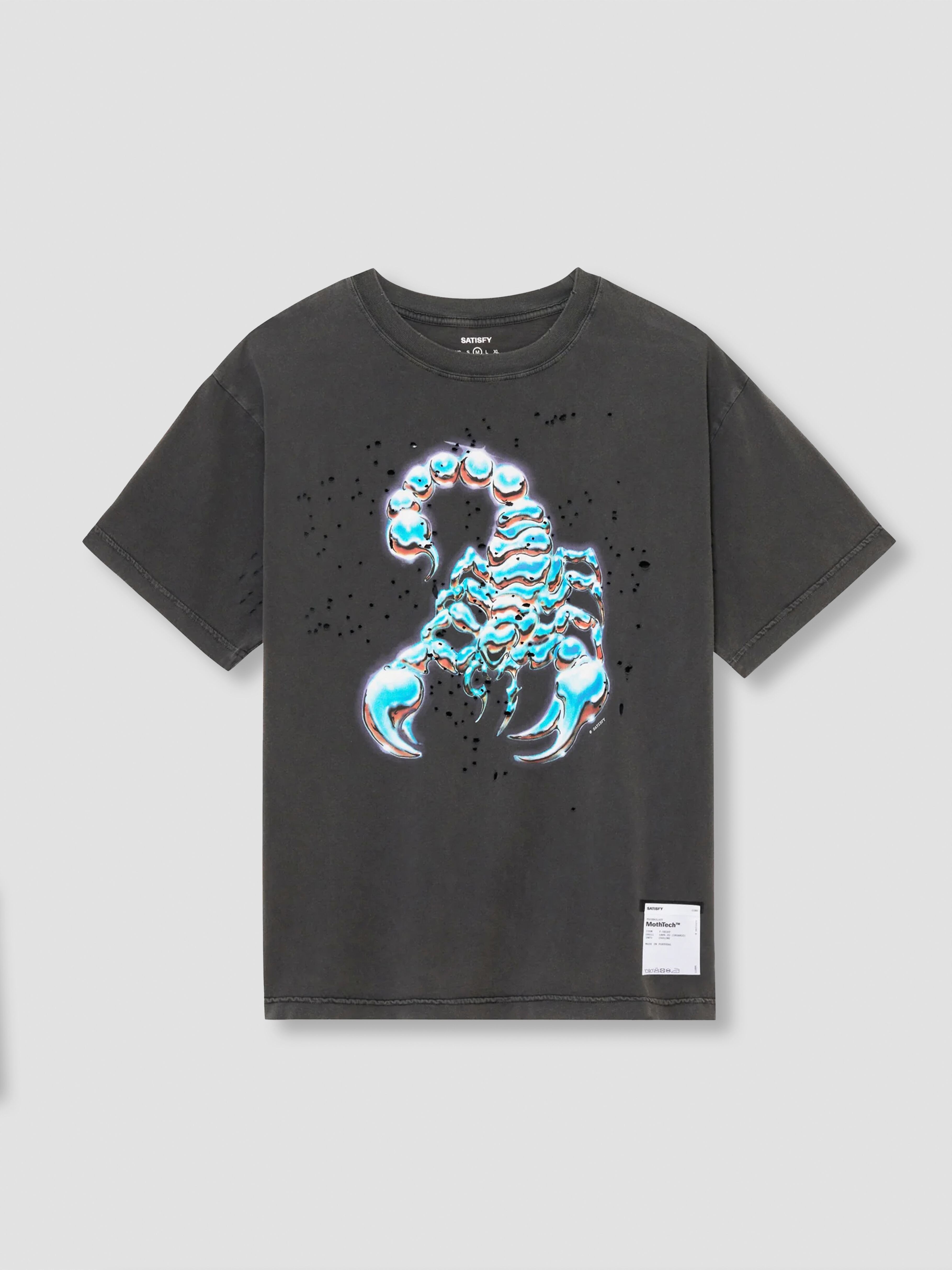 SATISFY MothTech T-Shirt Aged Black 11006-AB-ATM | BEST PACKING STORE