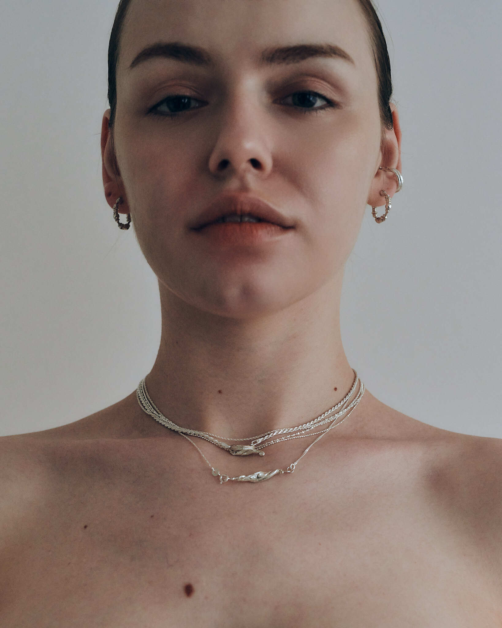 twist chain necklace | yur.jewelry