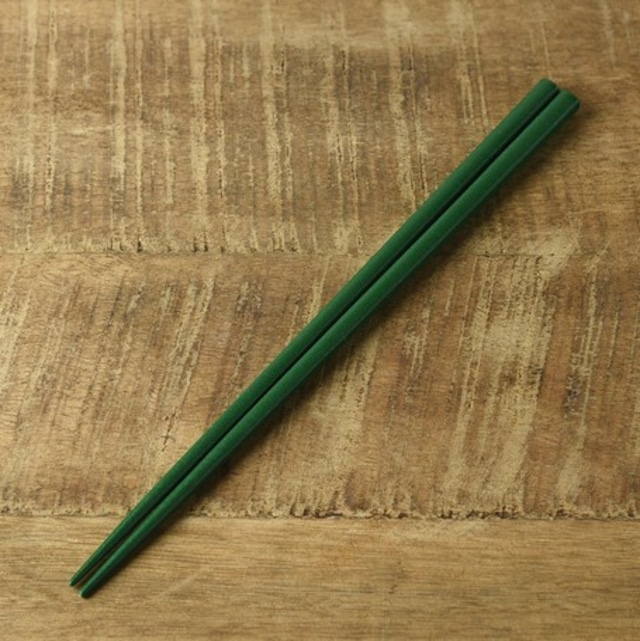 カラフルスティック箸 グリーン Colorfull Chopsticks - 【キッチン雑貨/Brounie１】