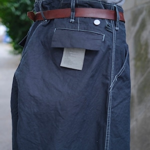 TUKI(ツキ) /baggy trousers G/D -dark navy-(0205)