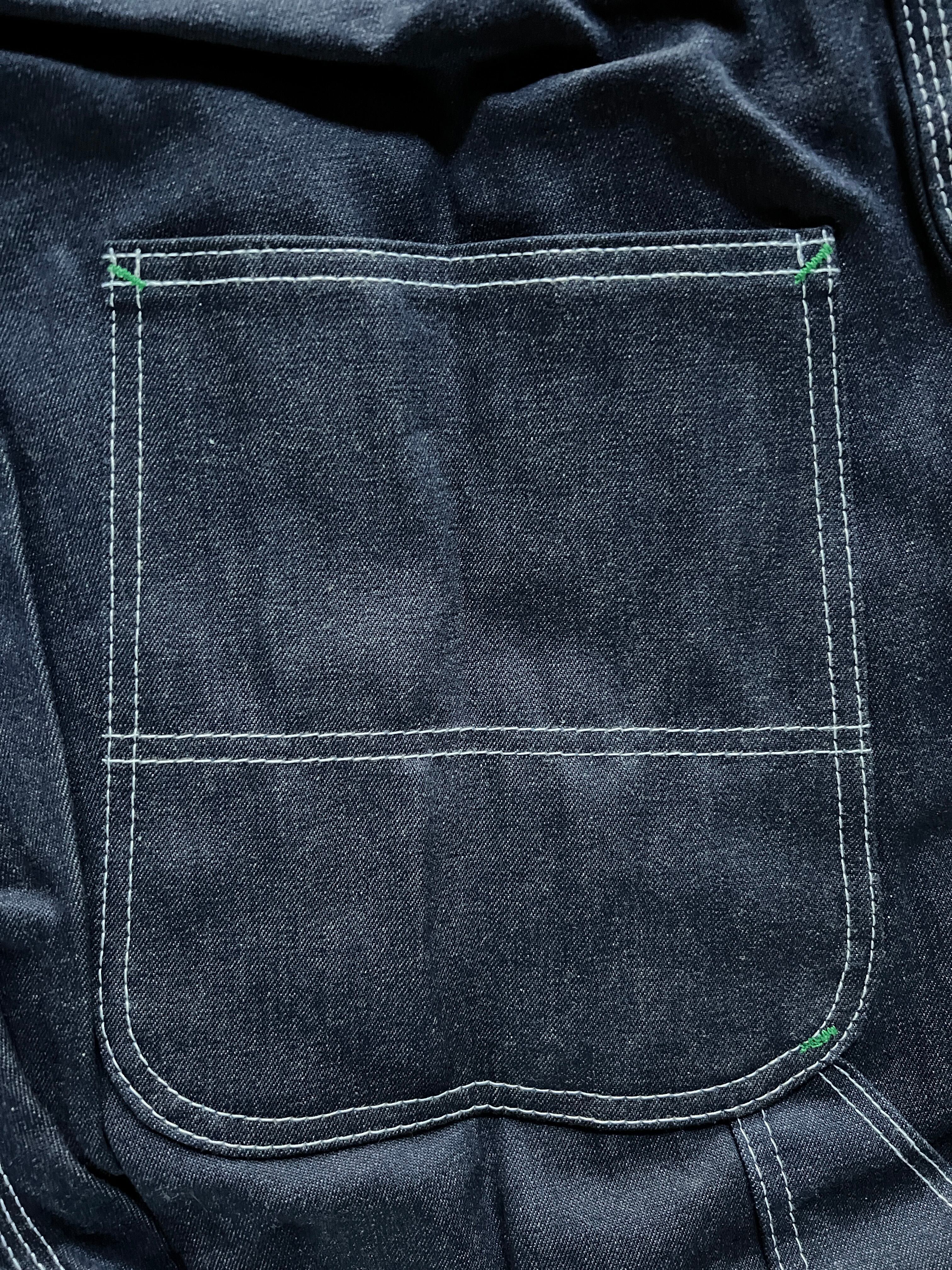 70's POINTER デニムオールインワン DEADSTOCK 表記(40×32)