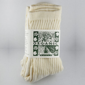 ORGANIC THREADS 3P SOCKS CREAM