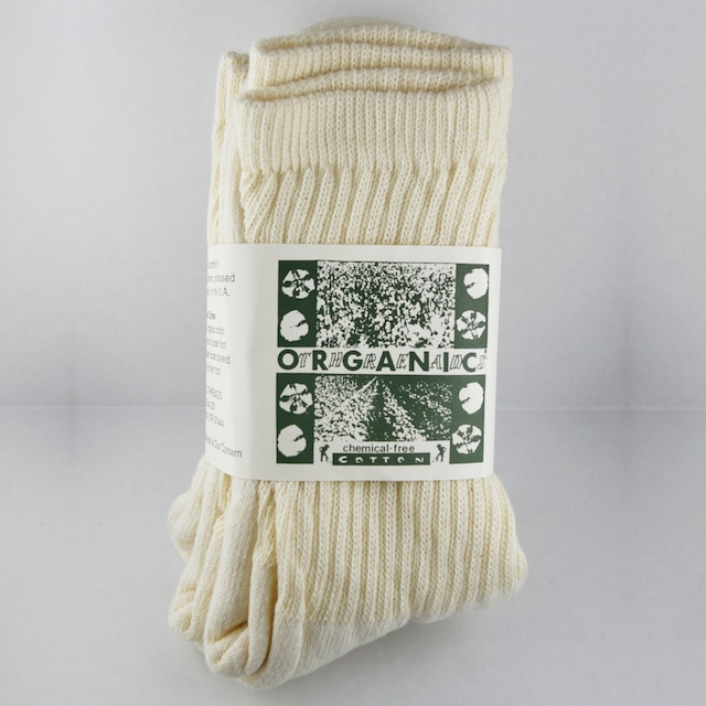 ORGANIC THREADS 3P SOCKS CREAM