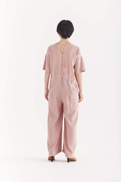 YURTAO】ラメカントリークロス オールインワン＜備長炭染＞ | zuhka