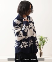 ◆ノルディック ルーズ カウチンニット◆jp-100852