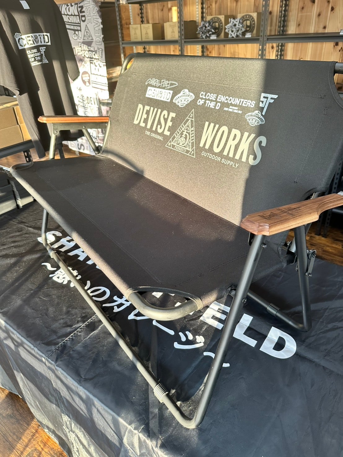DEVISE BENCH　ウォールナット肘 ベンチ用ウォールナット肘 | SHAREFIELD～憩いのガレージ～