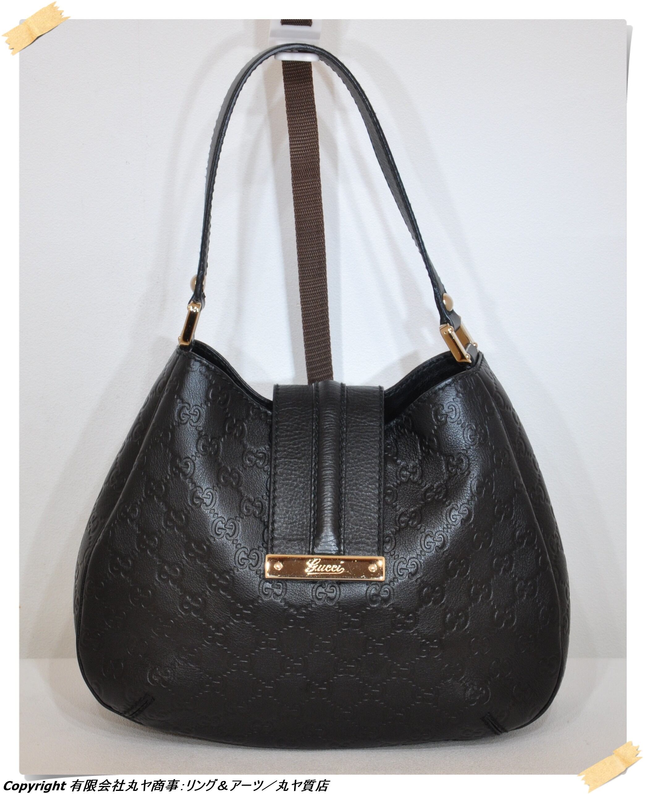 GUCCI グッチ/グッチシマレザー ホーボー ワンショルダー/232962/000***/Aランク/92【中古】 GUCCI - GUCCI グッチ/グッチシマレザー ホーボー ワンショルダー