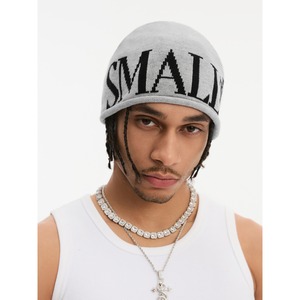 【DRIP6863】STKD SMALLTOWN Logo Jacquard Knit Beanie