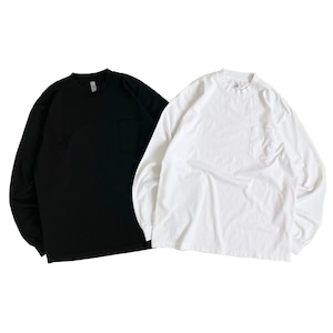 Los Angeles Apparel - 6.5oz Garment Dye Crew Neck L/S Pocket T-Shirt