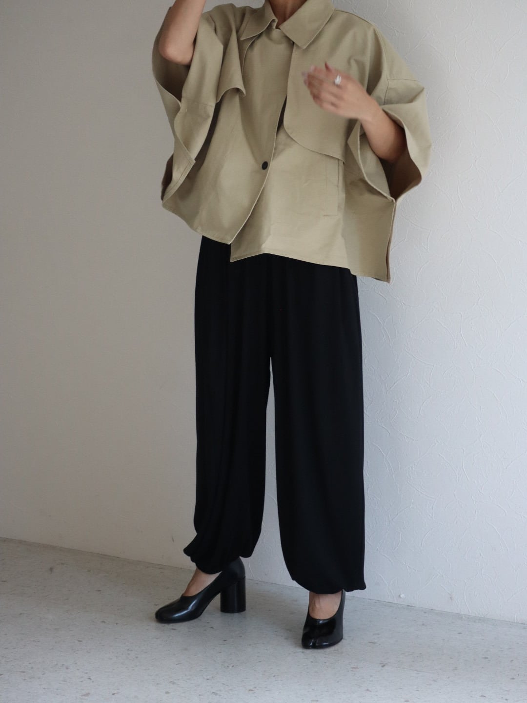 eLLa ella selectshop ジャガードテントチュニック OUTER | e L L a