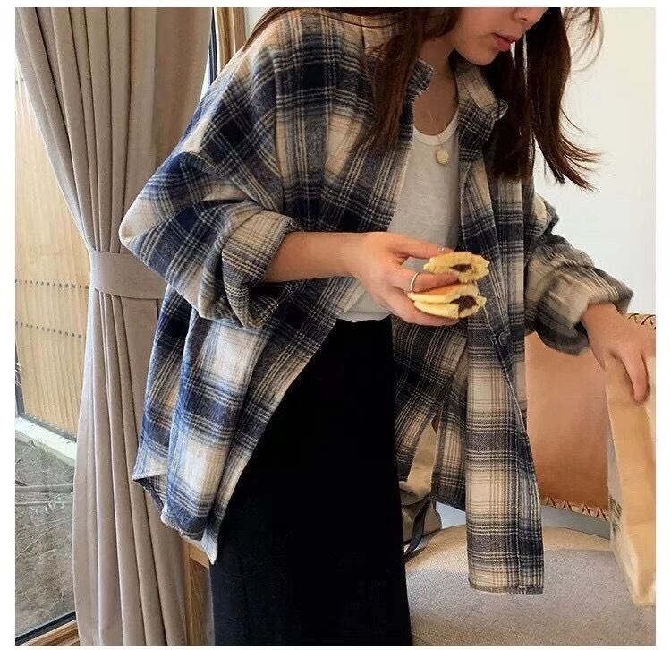 ビッグチェックシャツ