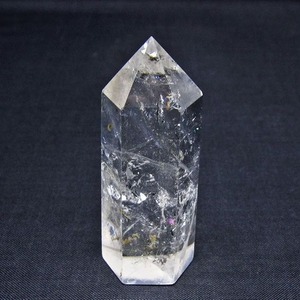 水晶 六角柱 ポイント 置物 一点物 142-11100