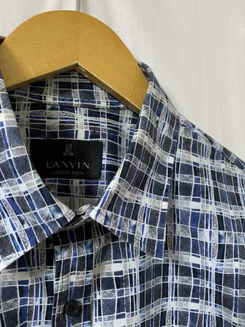 Patterned Design Long Sleeve Shirt "LANVIN"
