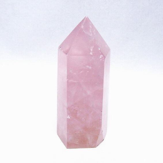 ローズクォーツ 六角柱 ポイント 一点物 152-3464