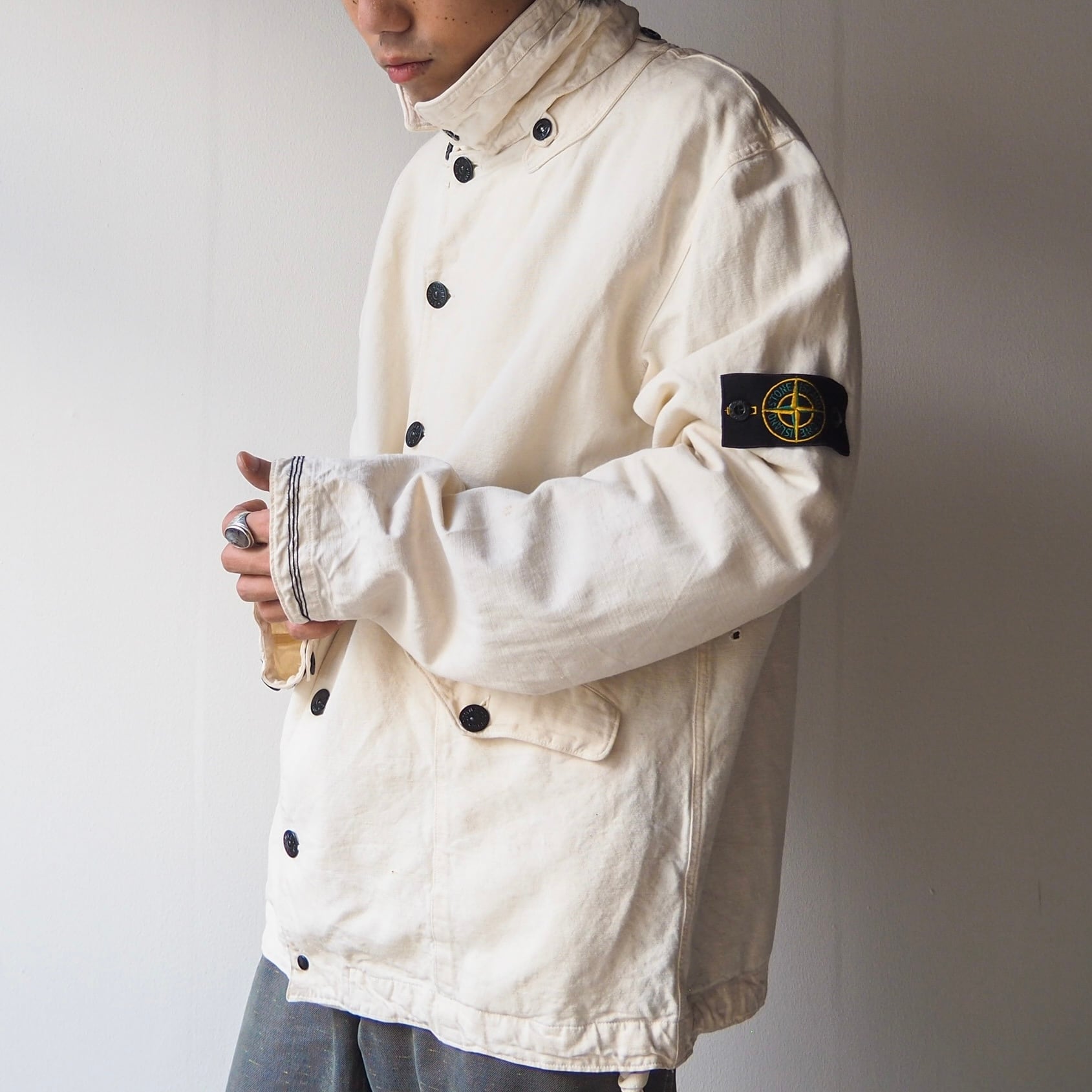 03SS STONE ISLAND HEMP COTTON JACKET