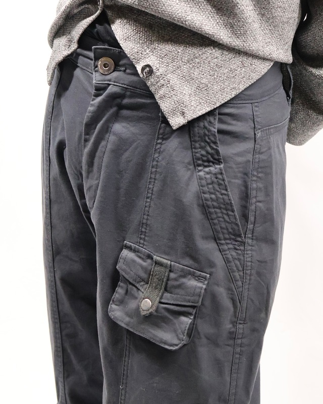 straight cotton cargo pants