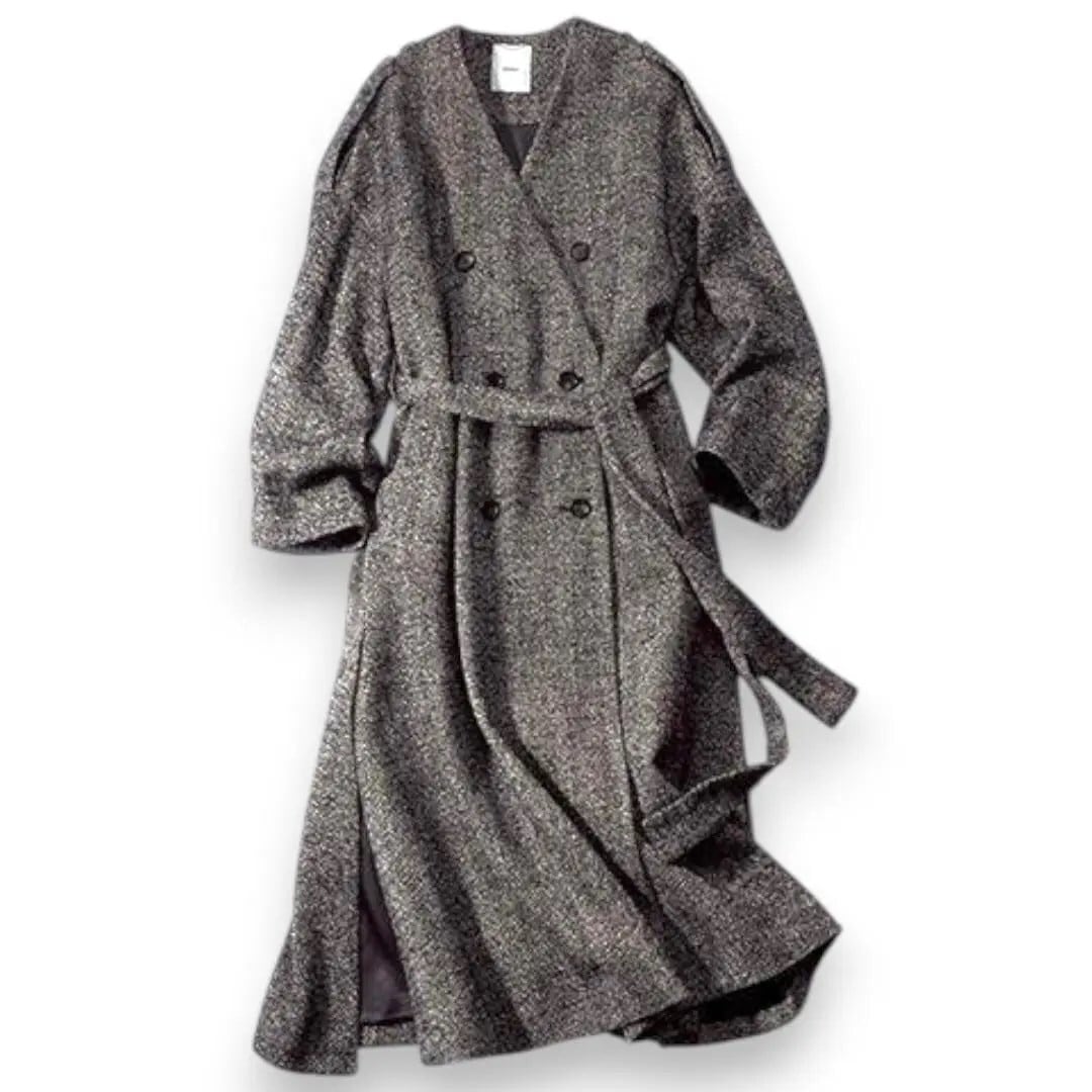 ★MaxMara★大きめグレンチェック★ふわふわアルパカシャギーコート★ Max Mara - 極美品 マックスマーラ Max Mara STUDIO コート