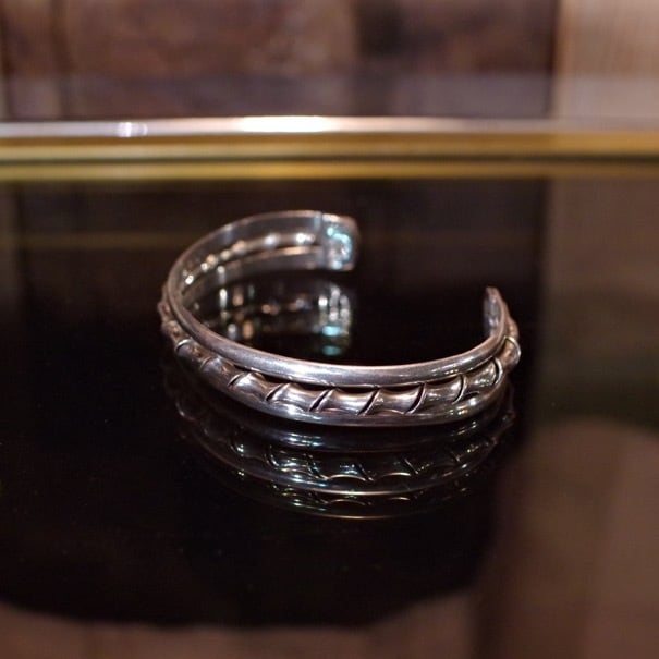 Mexican 925 Sterling Silver Twisted Bangle / メキシコ シルバー ...