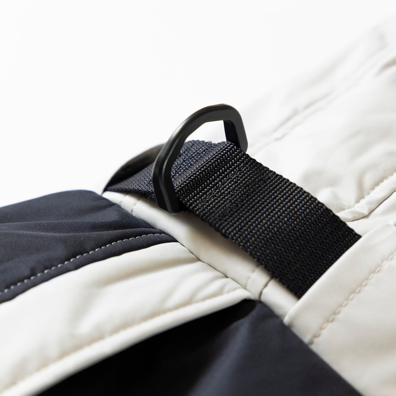 ボンバーヒートジャケット2024 light gray × black / イタグレ服