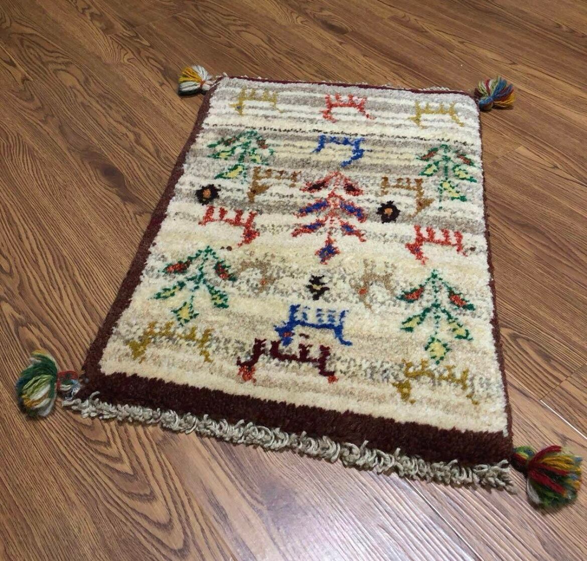 ペルシャギャッベ (ギャベ) ギャッベ 玄関マット No.GM-198 | A's Rug