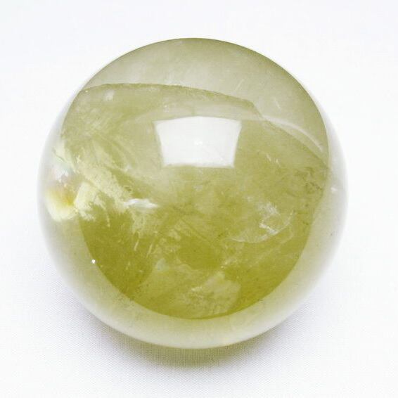 ミルキークォーツ 丸玉 77mm スフィア イエロー 一点物 151-4561