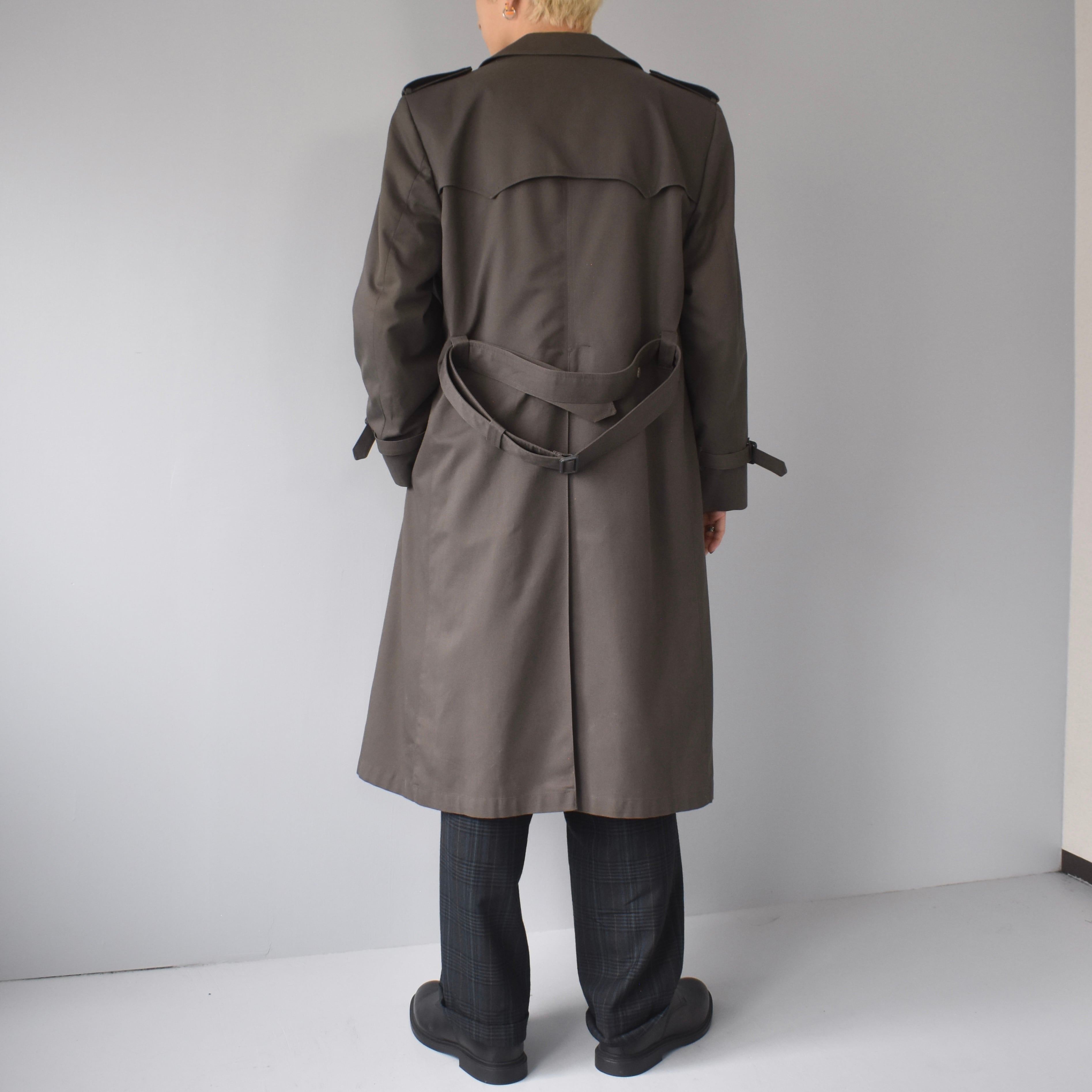 VINTAGE】”Christian Dior” 80's~90's Double Breasted Trench