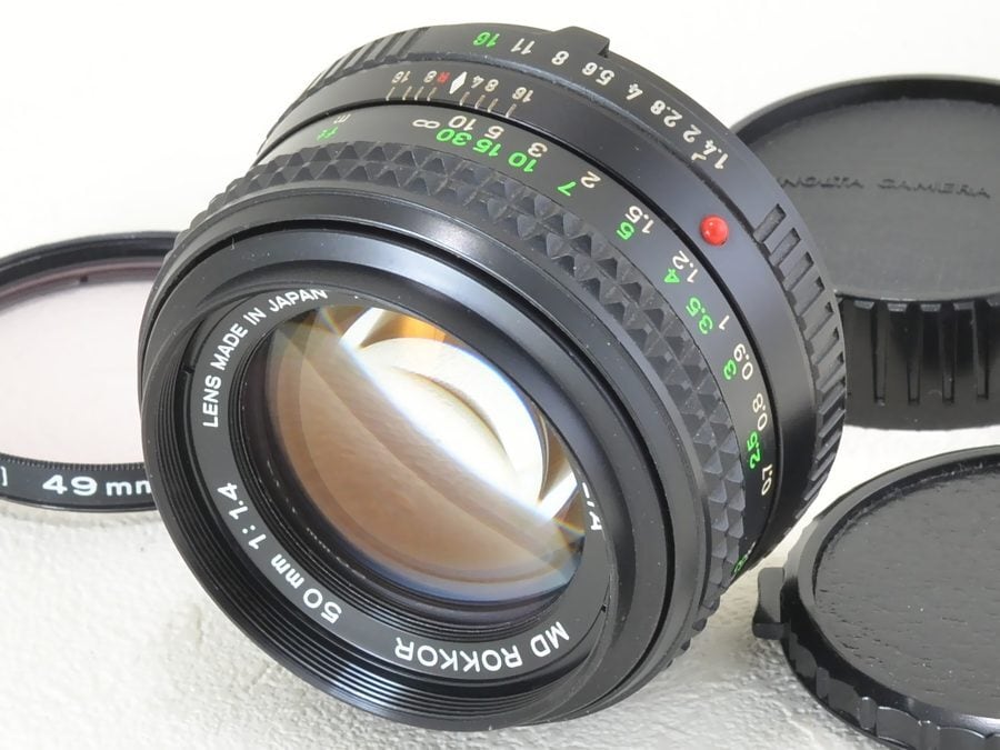MINOLTA MD ROKKOR 50mm F1.4 ミノルタ（21369） | サンライズカメラー ...